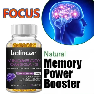 Balincer Krill Oil Omega 3 w/ EPA, DHA & Astaxanthin